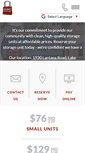 Mobile Screenshot of lantanaselfstorage.com